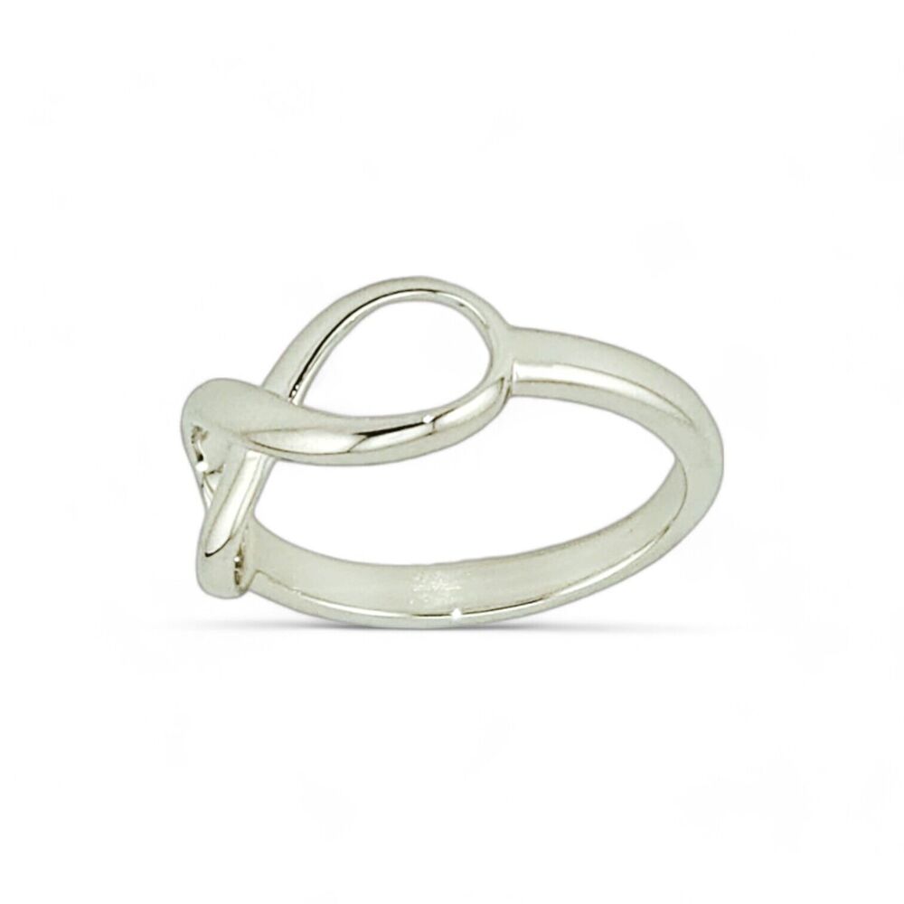 Sterling Silver 925 Infinity Ring - Picture 3 of 5